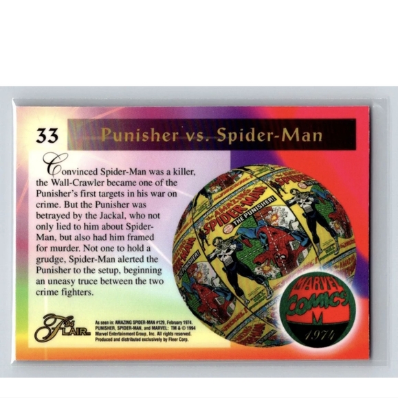 The Punisher Trading Card🦸 Marvel Universe 🔥 - Picture 2 of 2